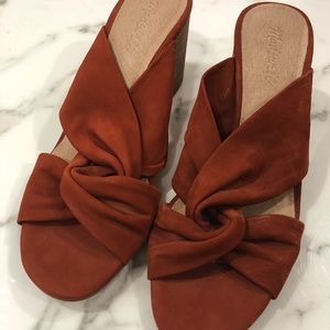 Madewell Suede Heels Size 10